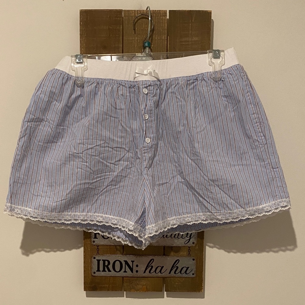 Women's Striped Pajama Shorts